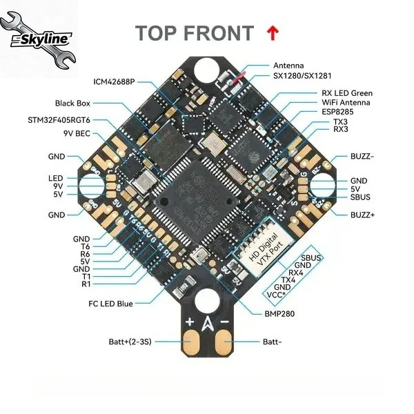 20A  F4 2-3S V1  20 Pro  Brushless  Quadcopter HX115 SE Toothpick Drones DIY