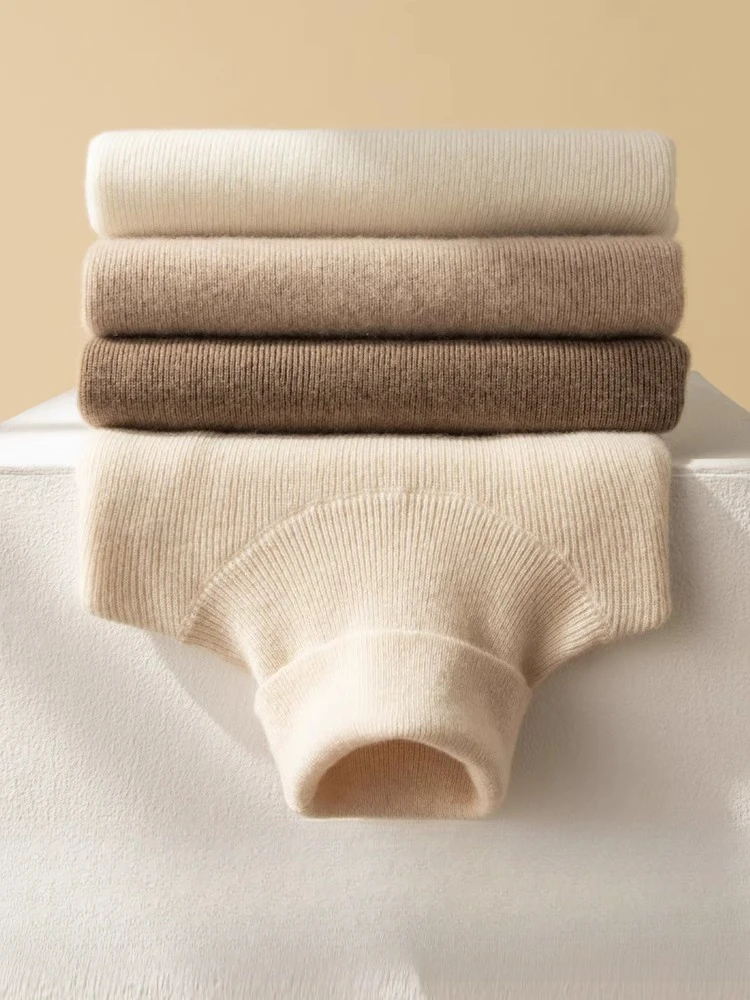 Pullover slim femminili morbidi e caldi spessi 2025 maglione dolcevita autunno inverno maglione da donna top in maglia versatile solido