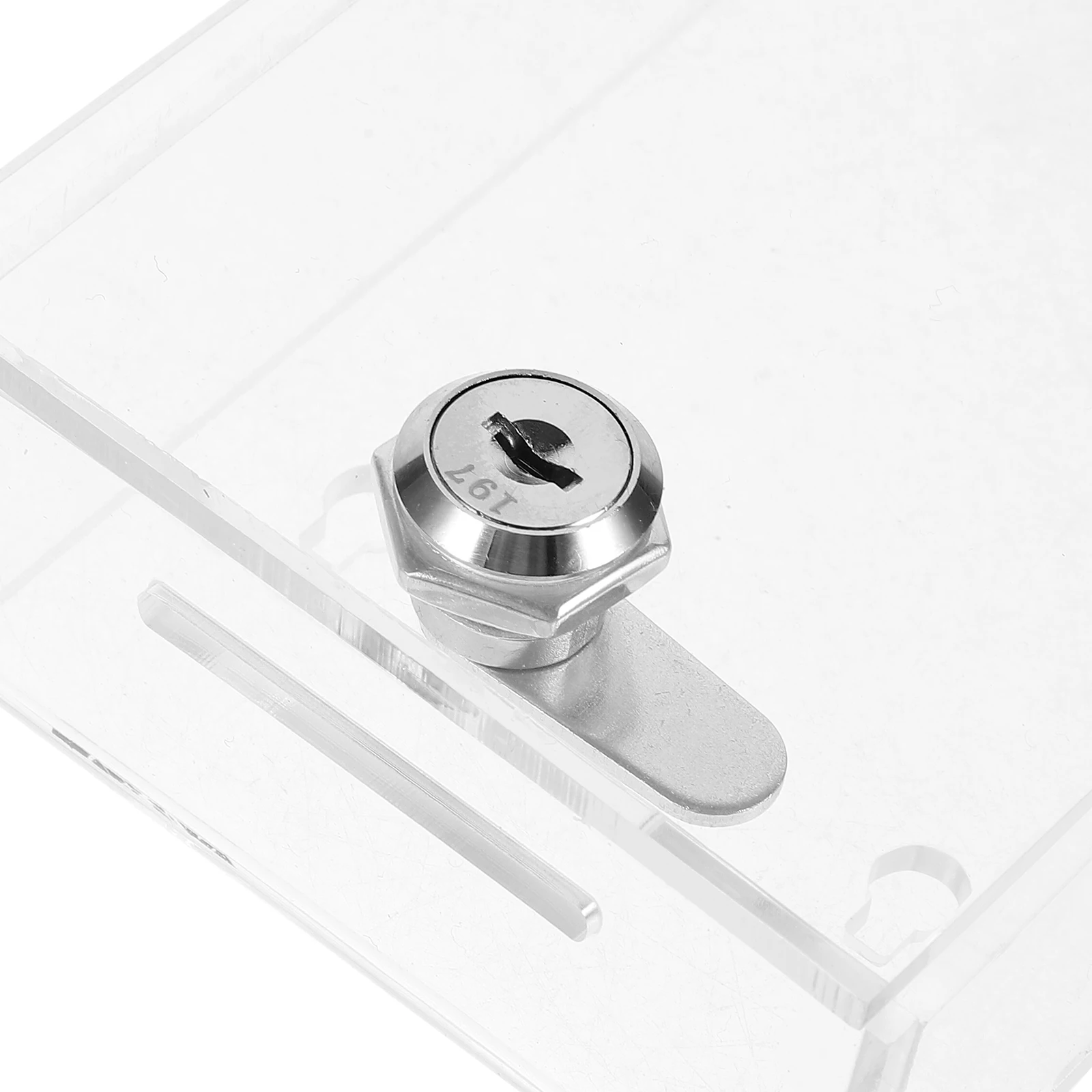

Transparent Acrylic Phone Storage Box Mobile Locker with Emergency Hole Single Layer Strong Lightweight Fashionable for Students