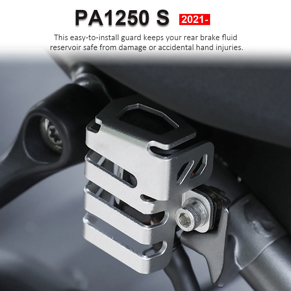 

2021 2022 New Motorcycle Accessories Rear Brake Fluid Reservoir Guard For PAN AMERICA 1250 S PA1250 PA 1250 S