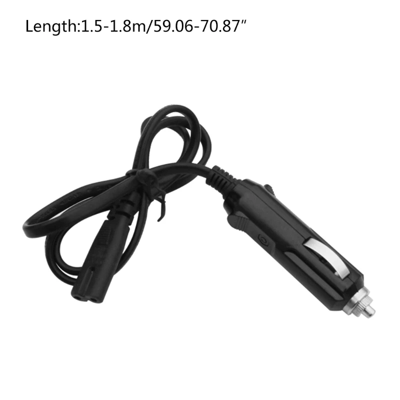 F92B 1.5 متر طول البلاستيك والنحاس الكهربائي صندوق الغداء الكهربائي محول سلك الغداء المحمولة للسيارات للسيارات
