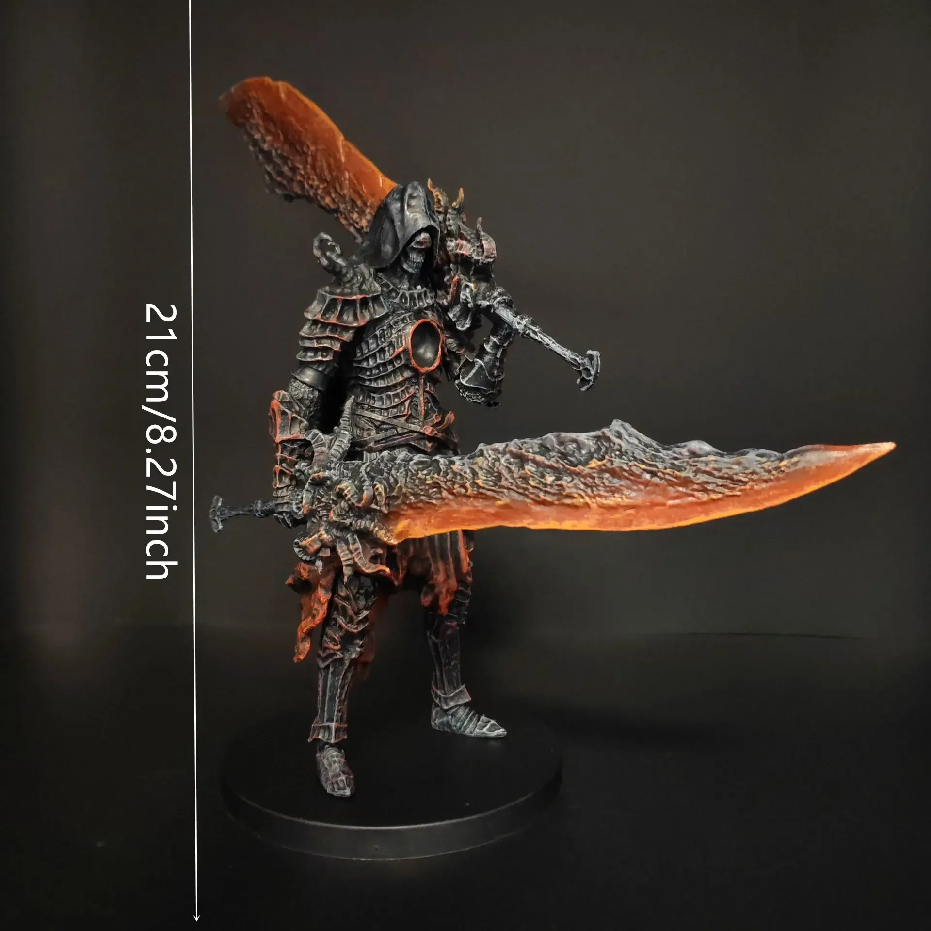 Dark Souls Ring City Dual Sword Knight Anime Figure Model, Collectible Handmade Statue Figurines, Perfect Gift for Fans, High-Quality Detailing, Figurine Collectibles