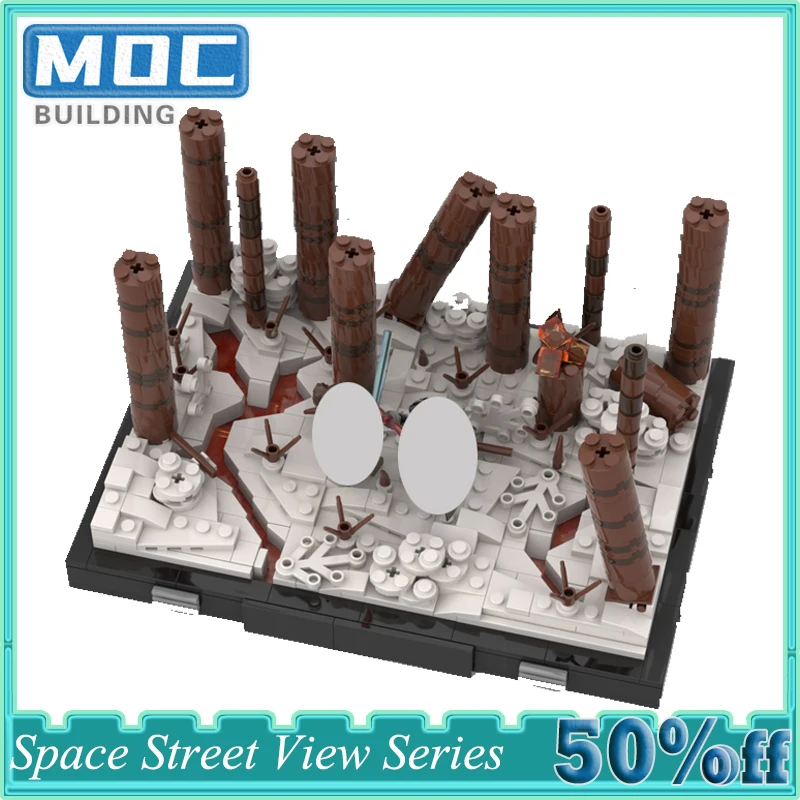 Star Movie Space Street View Series Bricks Moc Build Blocks War DIY Model Kid Toys Birthday Christmas Gift Collection Present