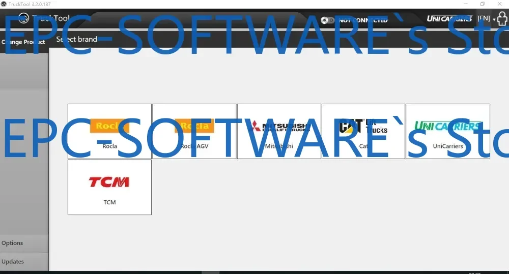 

Диагностическая программа TruckTool 3.2.8 для Mitsubishi, Cat- Rocla - TCM, UniCarriers ForkLift+keygen
