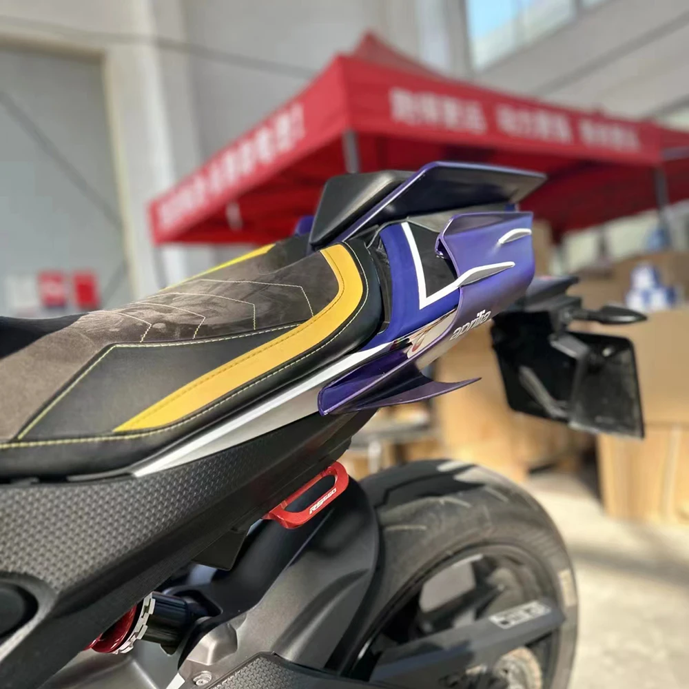 

For Aprilia RS 660 2021 2022 2023 2024 Rear tail wing Fxed Wind Winglets Motorcycle Winglet Aerodynamic Wing Kit Rear tail wing