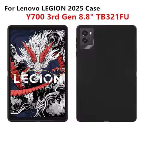 Silicone Case For Lenovo LEGION Y700 3rd Generation 8.8in TB321FU Ultra Thin Soft TPU Cover Funda for y700 3rd 2025 Tablet Cases