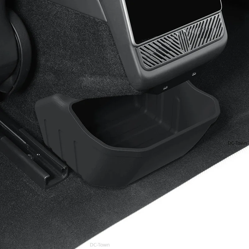 

Для Tesla 2024 Новая модель 3 Highland задний средний ящик для хранения силиконовый задний напольный ящик для хранения органайзер аксессуары для салона автомобиля