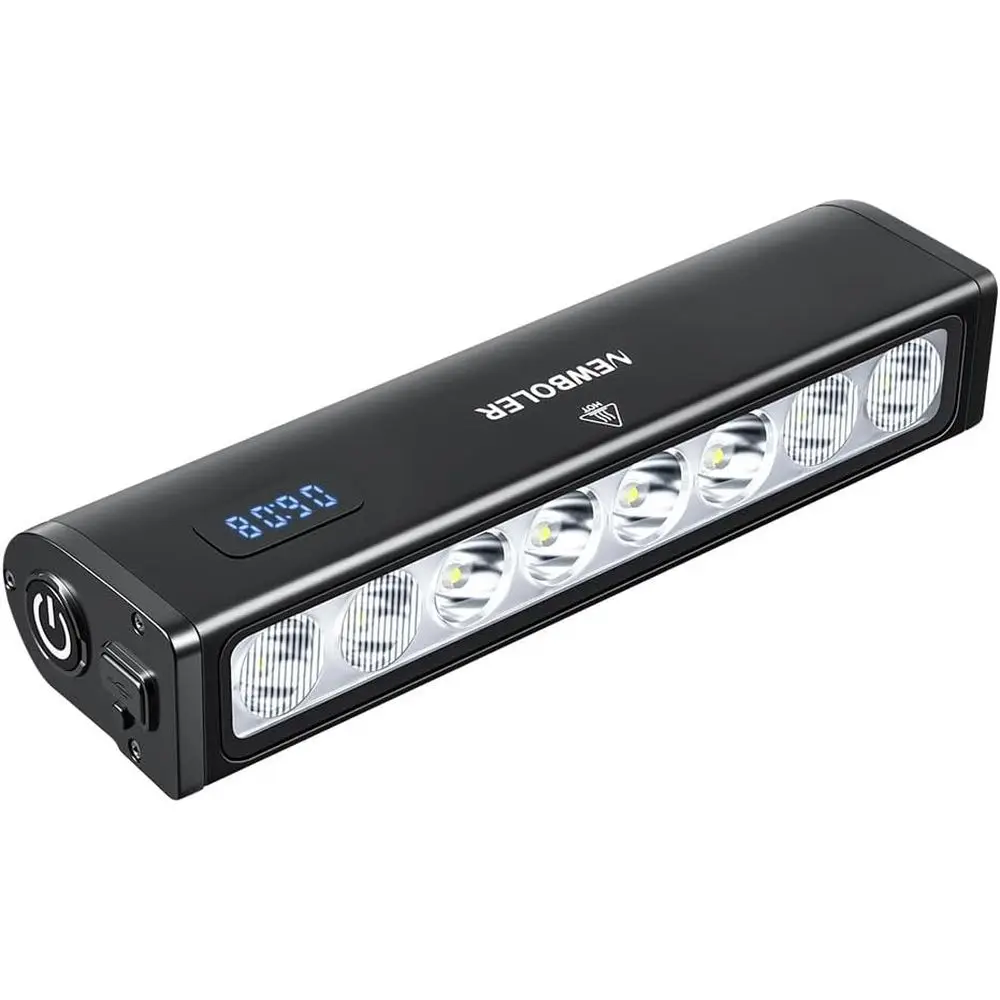 

4800 Lumen Bicycle Light with 4 Modes, 14000mAh USB-C Rechargeable, Digital Power Display, IP65 Waterproof