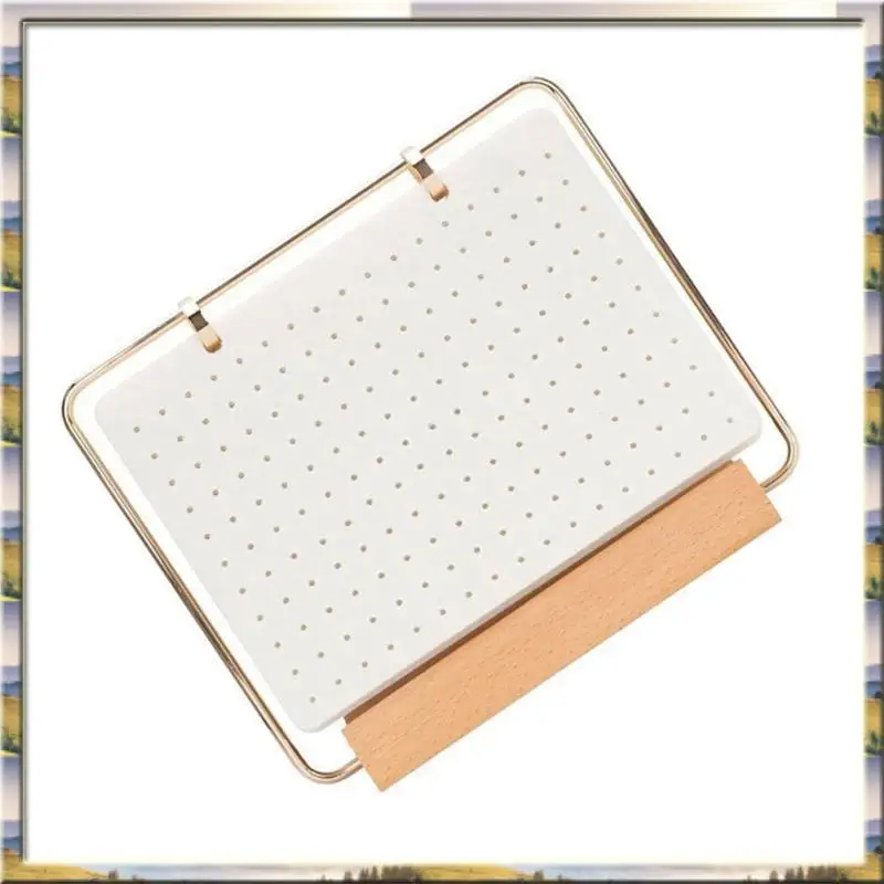 

AA46 HOT-Display Organizers,Brooch Holder,Enamel Pin Pages For Store Pins,Collection Storage Calendar Wooden Stand With 6 Pages