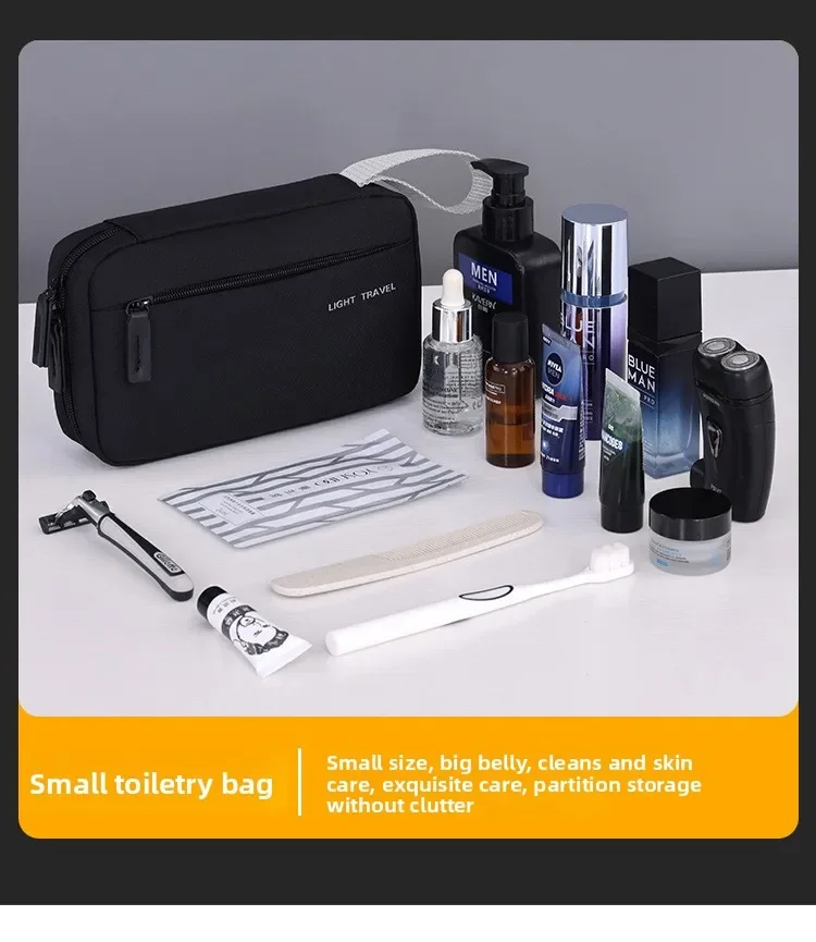 3-in-1 Travel Toiletry Bag for Men Oxford Toiletry Organizer Dopp Kit Water-resistant Shaving Bag Cosmetic Bag Makeup Organizer