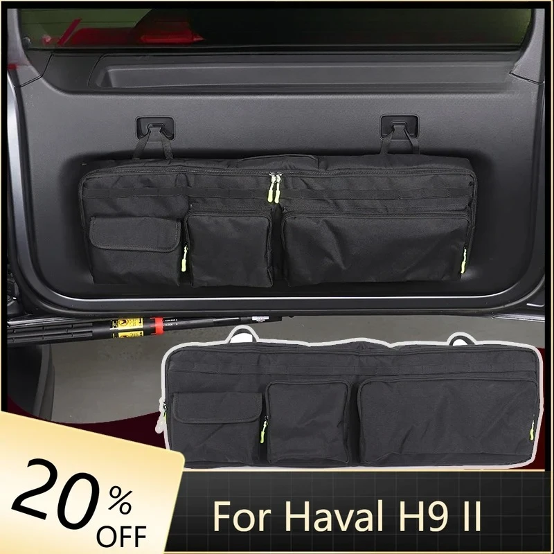 

For Haval H9 2024+ cheya Oxford cloth Car trunk side window multi-function organizer storage bag Storage accessories