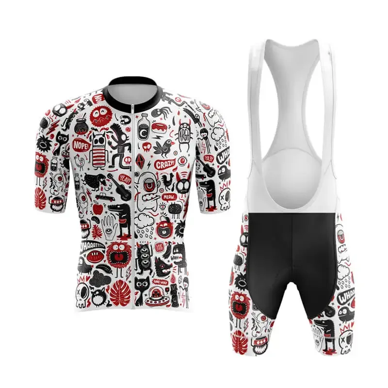 

Funny Cycling Jersey Set 2023 Summer Cycling Clothing MTB Bike Clothes Uniform Maillot Ropa Ciclismo Men's Outdoor Bicycle Wear