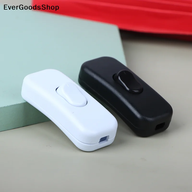 New Light Switch AC 250V ON/OFF Table Desk Lamp Cord Toggle Rocker Switches Control For LED Lights Wiring Electric Switch