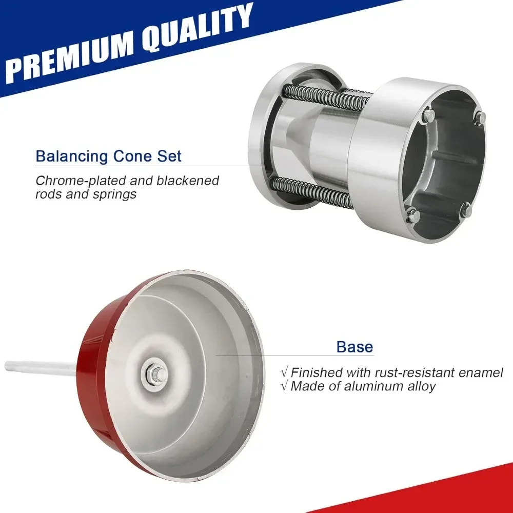 recommend.Tire Balancing for Cars & Trucks,NEW Portable Bubble Wheel Balancer, Heavy Duty Wheel Balancer with Bubble Level image 4