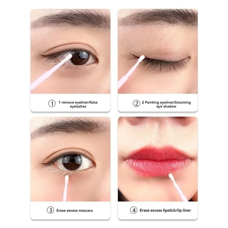 Cnkess Großhandel Einweg Eyeliner Pinsel Faser Bleistift wasserdichten Lippenstift tragbare Make-up Pinsel Make-up Tool Schönheit Make-up