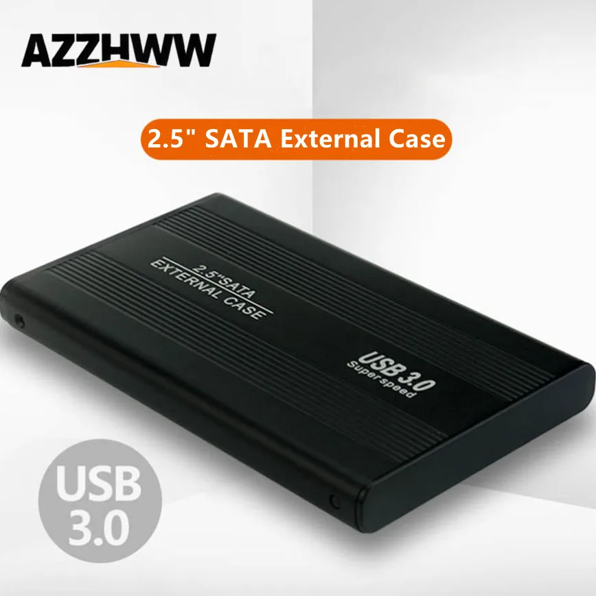 2.5インチハードドライブエンクロージャ USB 3.0 - SATA IIIアダプター、2.5インチSSD & HDD対応 外付けハードドライブエンクロージャ PC/コンピューター用