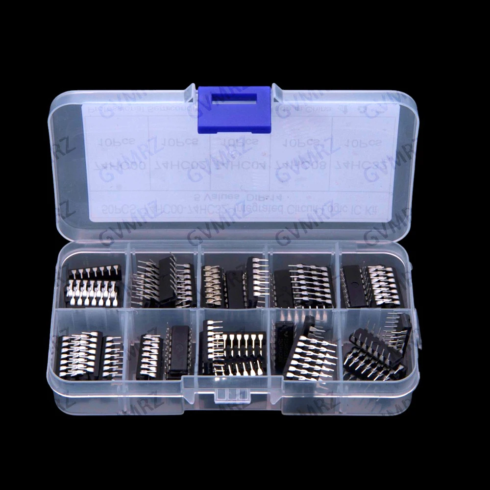 5Values 50PCS 74HC00 74HC02 74HC32 DIP-14 Integrated Circuit DIP IC Combination Kit 74HC04 74HC08 74HC00 74HC02 74HC32