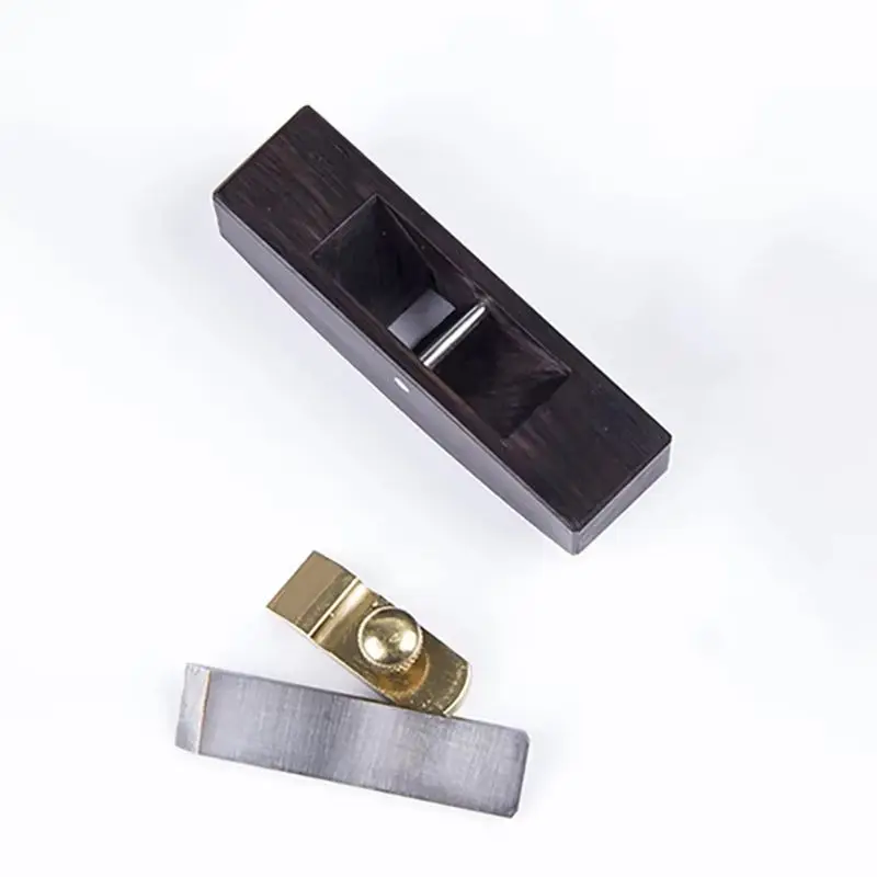 Hand Edged Planer for Woodworking, Practical Planing Tools for Cutting,Trimming,Thinning Leather, DIY, Arc Bottom, 20*80*13mm