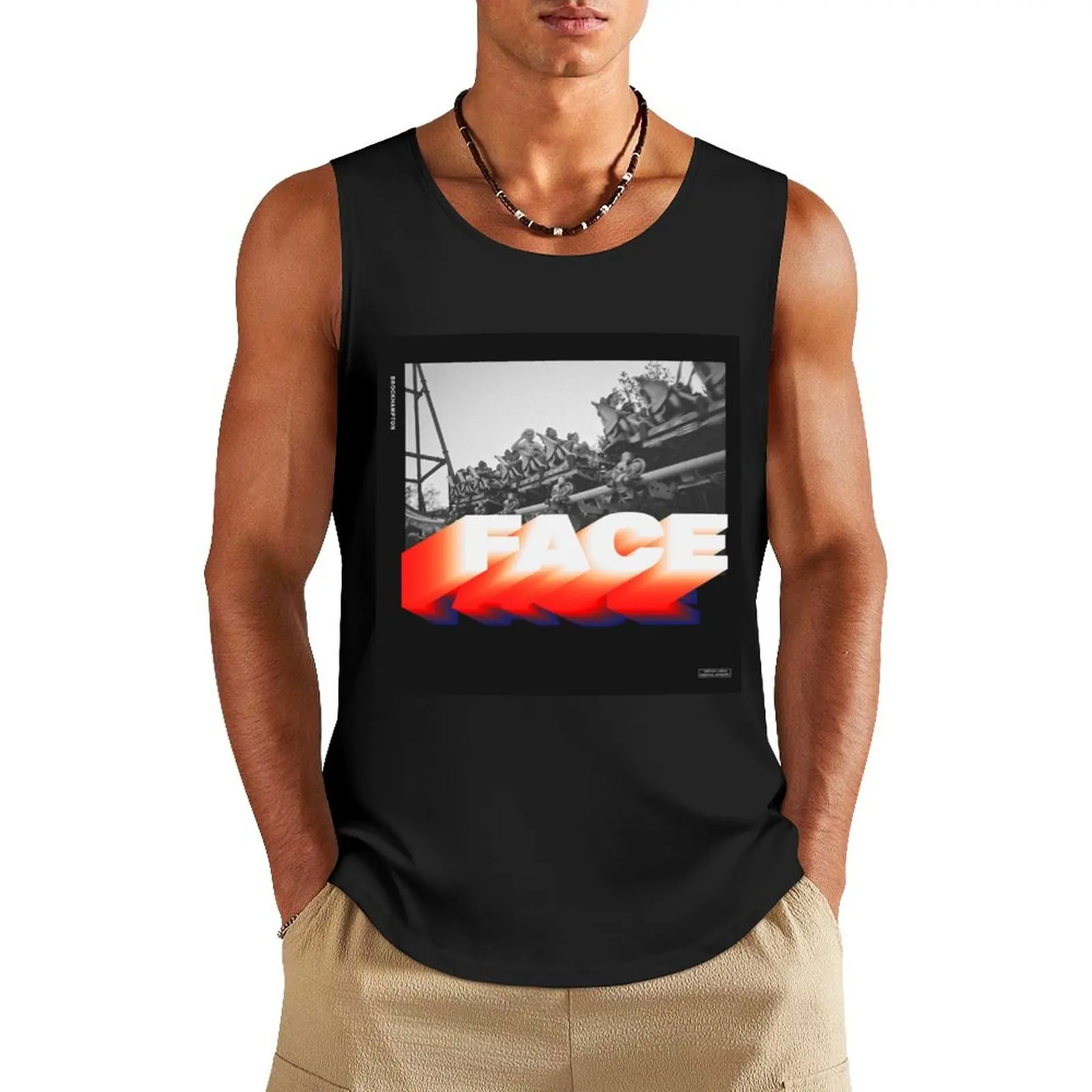 Brockhampton (e) Tank Top men clothing Japanese t-shirt