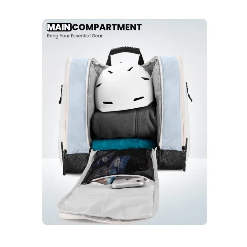 

Зимние ботинки, утолщенная веерная большая сумка для сноуборда, большая вместительная футбольная спортивная сумка для лыжной обуви на плечо