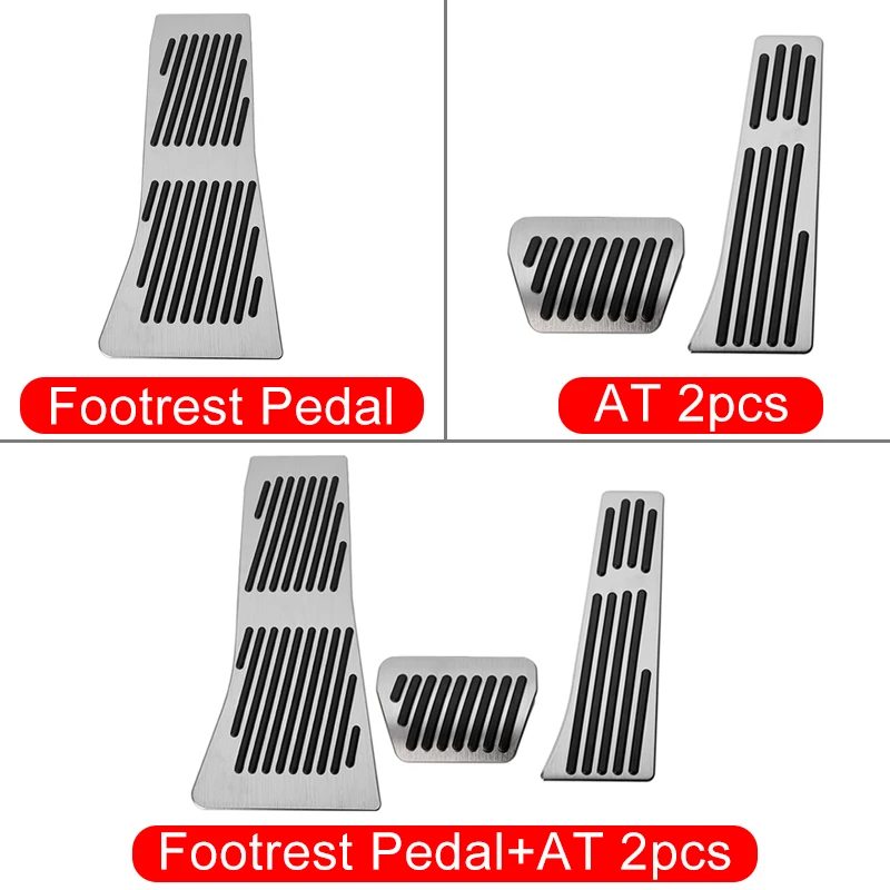 Auto-Gaspedal-Bremspedale Fußstützenpedale ohne Bohren Fußpedal-Schutzabdeckung Innenzubehör 2006~2018 X5 E70 F15 für BMW