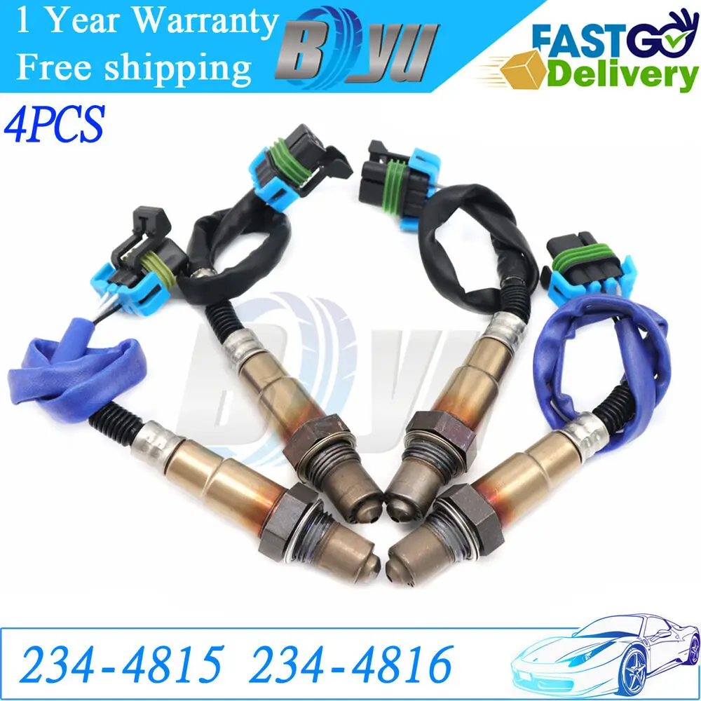 Oxygen Sensor 4PCS For Buick Enclave Chevrolet Traverse GMC Acadia 2009-2011 3.6