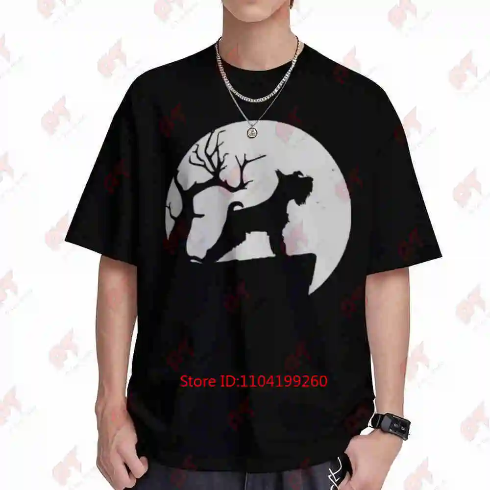 Miniature Schnauzer Dog Lover Short Sleeve Tee 100% Cotton T-Shirt