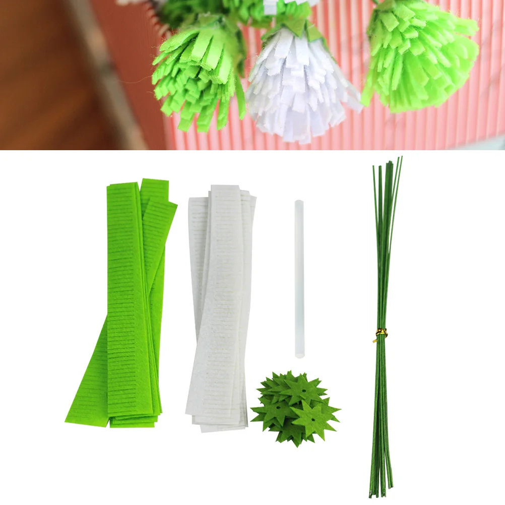 

16 PCS DIY Bags Cloth Craft Decoration Decorate Cut-free Fabrics Non-woven Bouquets