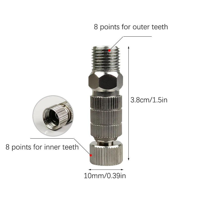 Airbrush Quick Disconnect Coupler Quick Release Fitting Adapter With 5 Male Fitting 1/8 INCH Fitting Hose Air Brush Parts