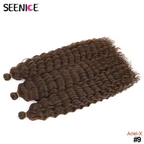Ariel Curl Hair Water Wave Twist Crochet Hair Synthetic Crochet Braids Ombre Blonde Afro Curls Deep Wave Braiding Hair Extension - Image 34