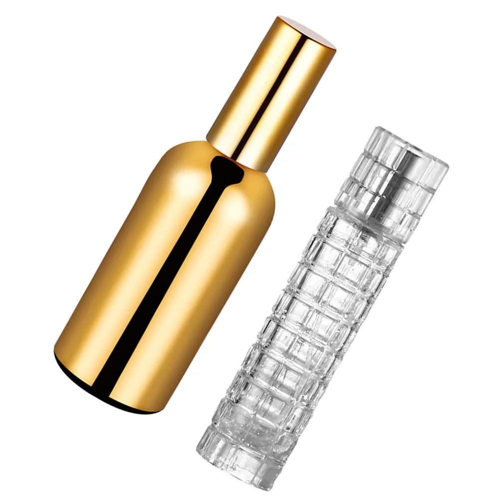 

2Pcs Cocktails Bitters Bottle Sturdy Glass Bitters Dropper Spray Bottle Household Bitter Bottles Bartender Supplies Set