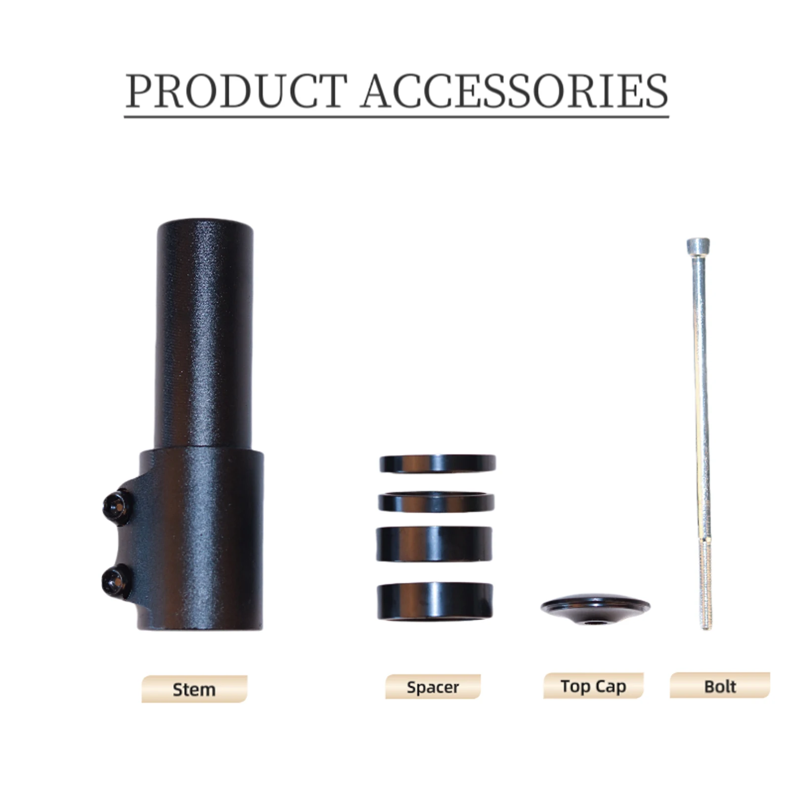Bicycle Handlebar Fork Stem Extender Rise Up Extension Heads Up Adapter Bike Fork Stem Height MTB Mountain Bike stem 28.6mm