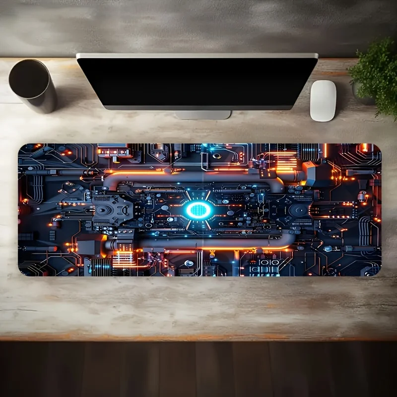CIFBUY Large Gaming Mouse Pad Non-Slip Washable Rubber Base, Extended Desk Mat for Office Home Workstation Accessories