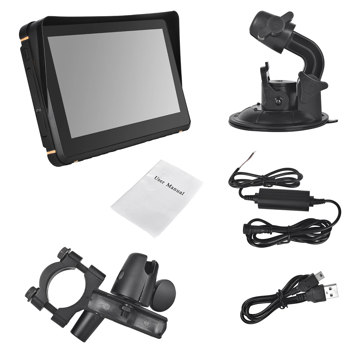 

Universal Gps Navigation for Motorcycle 7-Inch High-Definition Press Screen 8Gb 256Mb Navigation for Yamaha Honda