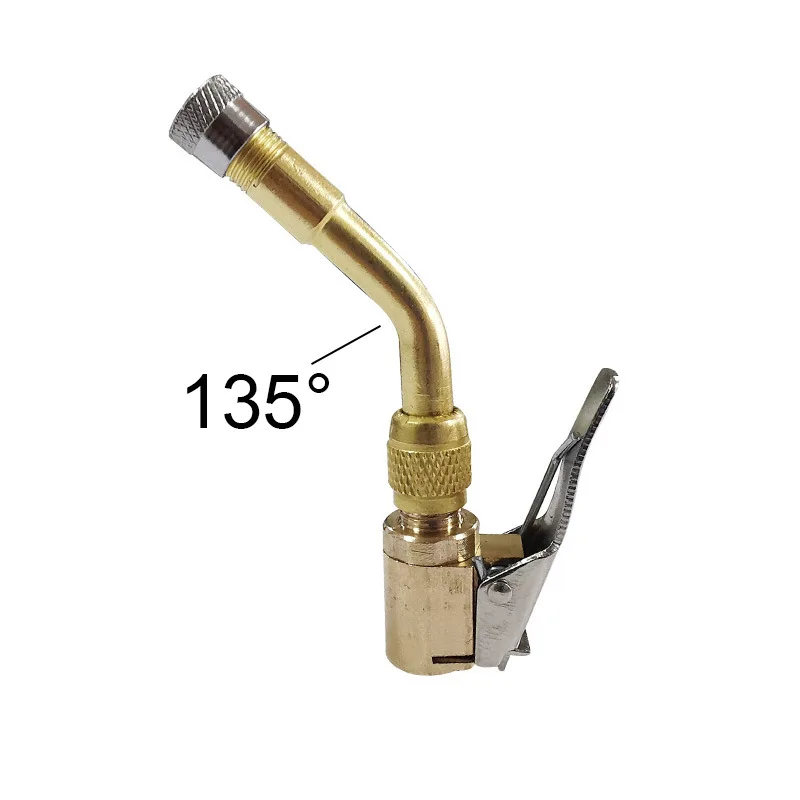 Valve Core Nozzle Extension Rod Set 45°/90°/135° Tire Inflation Extension Tube Motorcycles Bicycles Automobiles Motorboats Parts