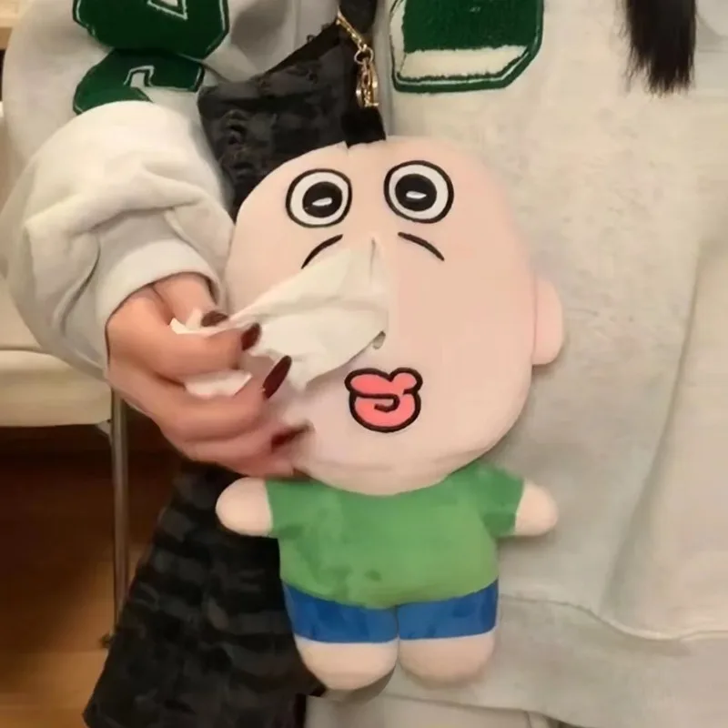 

23cm Creative Xiaobangbang Cardboard Box Plush Toy Cartoon Jade Wizard Doll Tissue Box Small Pendant Bag Hanging Decoration