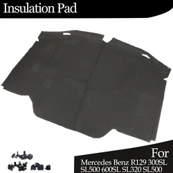 Front Engine Hood Insulation Pad Sound Heat Cotton Soundproof Mat Cover Foam for Mercedes Benz R129 300SL SL500 600SL  SL320 500