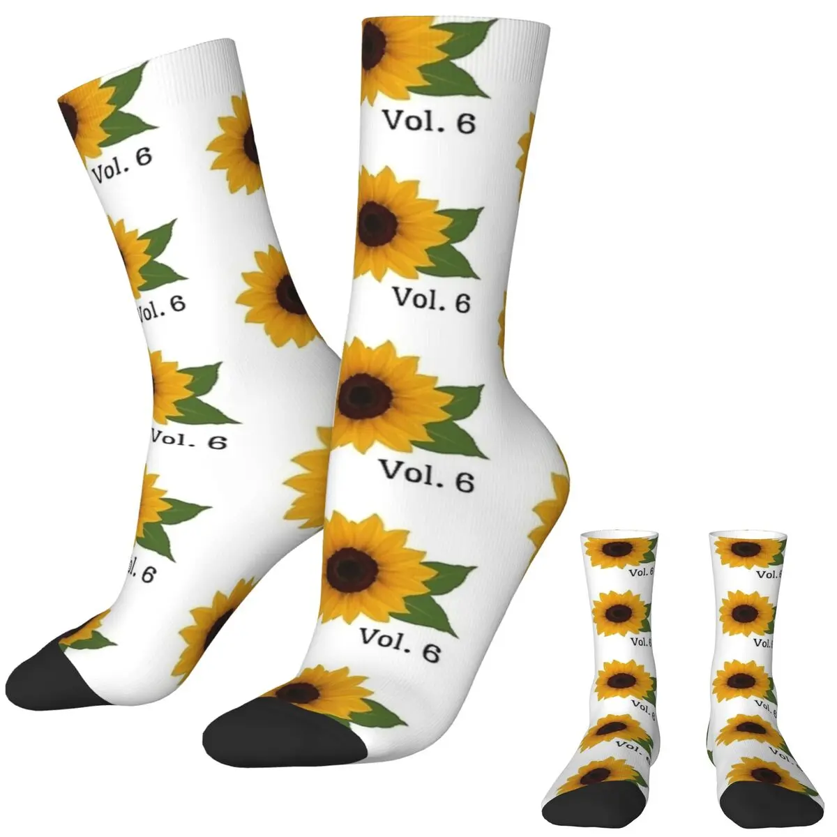 

Sunflower Socks Modern Stockings Autumn Anti-Slip Men Socks Warm Soft Design Skateboard Socks