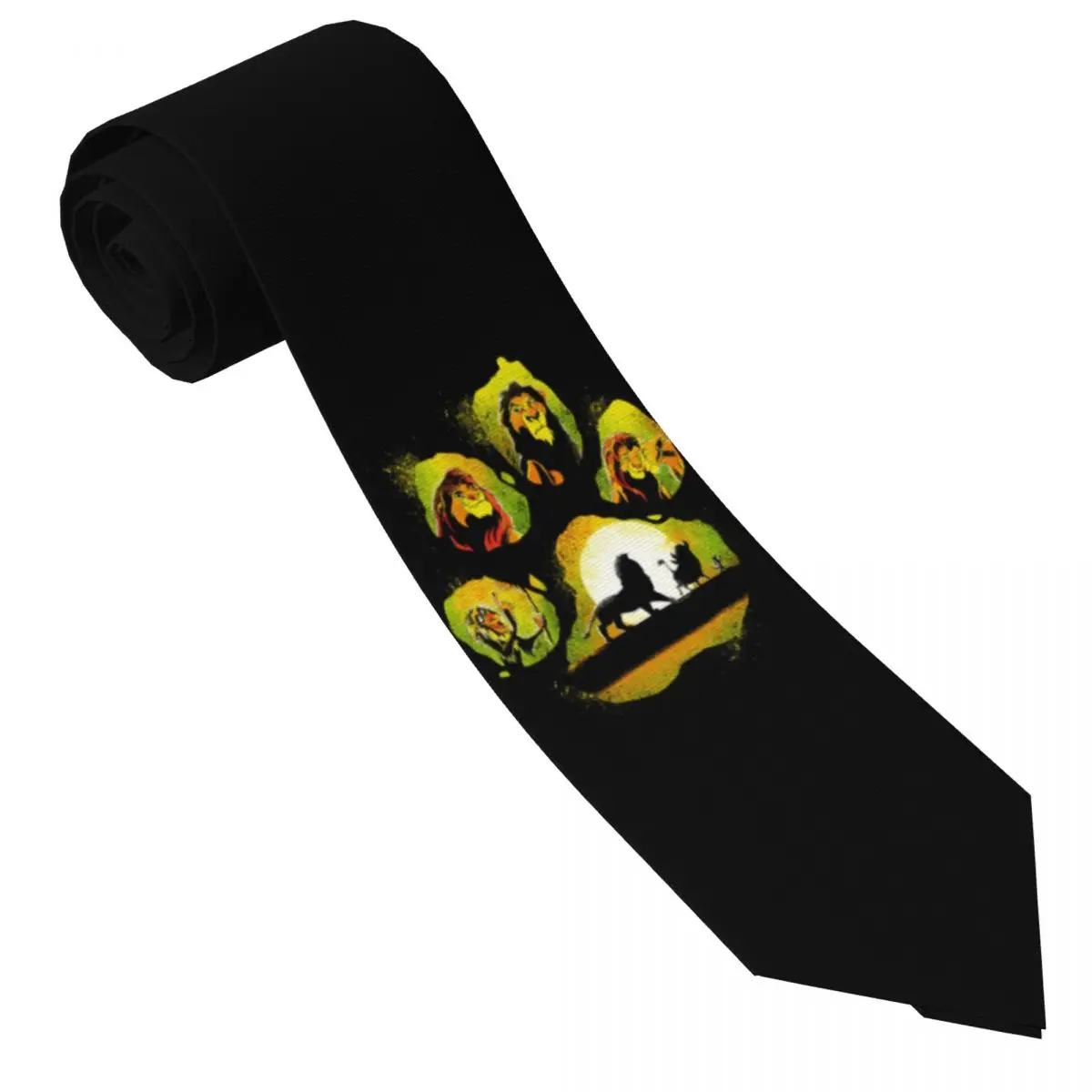 Custom Men The Lion King Paw Neck Ties Fashion Tie For Banquet