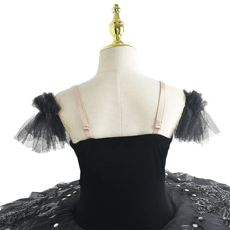 Nova saia tutu de balé para meninas vestido de balé profissional adulto feminino vermelho desempenho traje bailarina collant roupas de dança