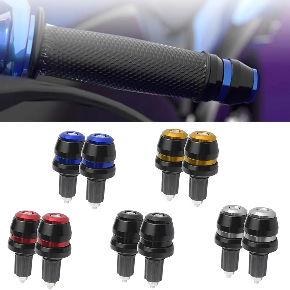 Motorcycle Handling Bar End Sliders Handlebar Control Aluminum Alloy Material Compact Design Enhances Riding Performance