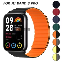 Magnetic Silicone Strap For Mi Band 8 Pro Wristband Accessories Replacement Bracelet For Xiaomi Mi Band 8 Pro Watch Band Correa