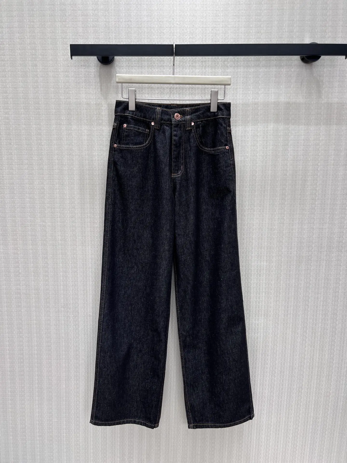 2026 new fashionable and versatile slim high waist straight leg jeans