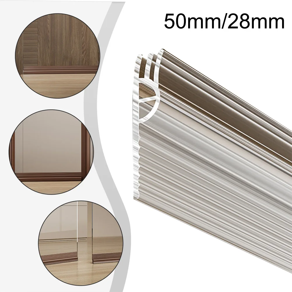 Air Leakage Prevention Door Bottom Seal Sound Insulation Home Improvement High Practicality Anti-delamination Design