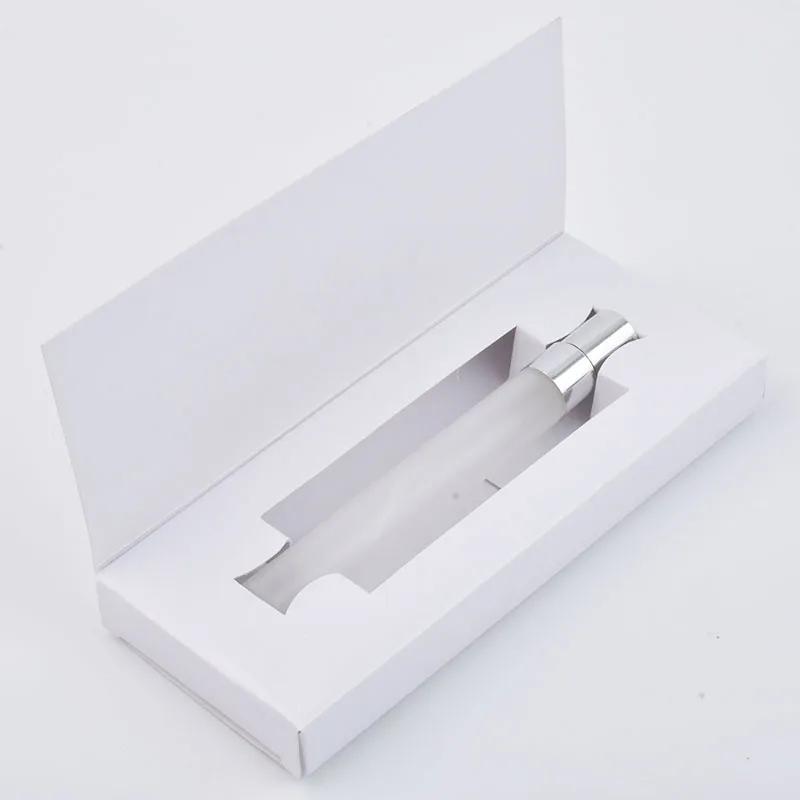 10pcs/30pcs/50pcs 10ml Frosted Perfume Bottle With boutique packaging box Cosmetic Atomizer Spray Bottles Sample