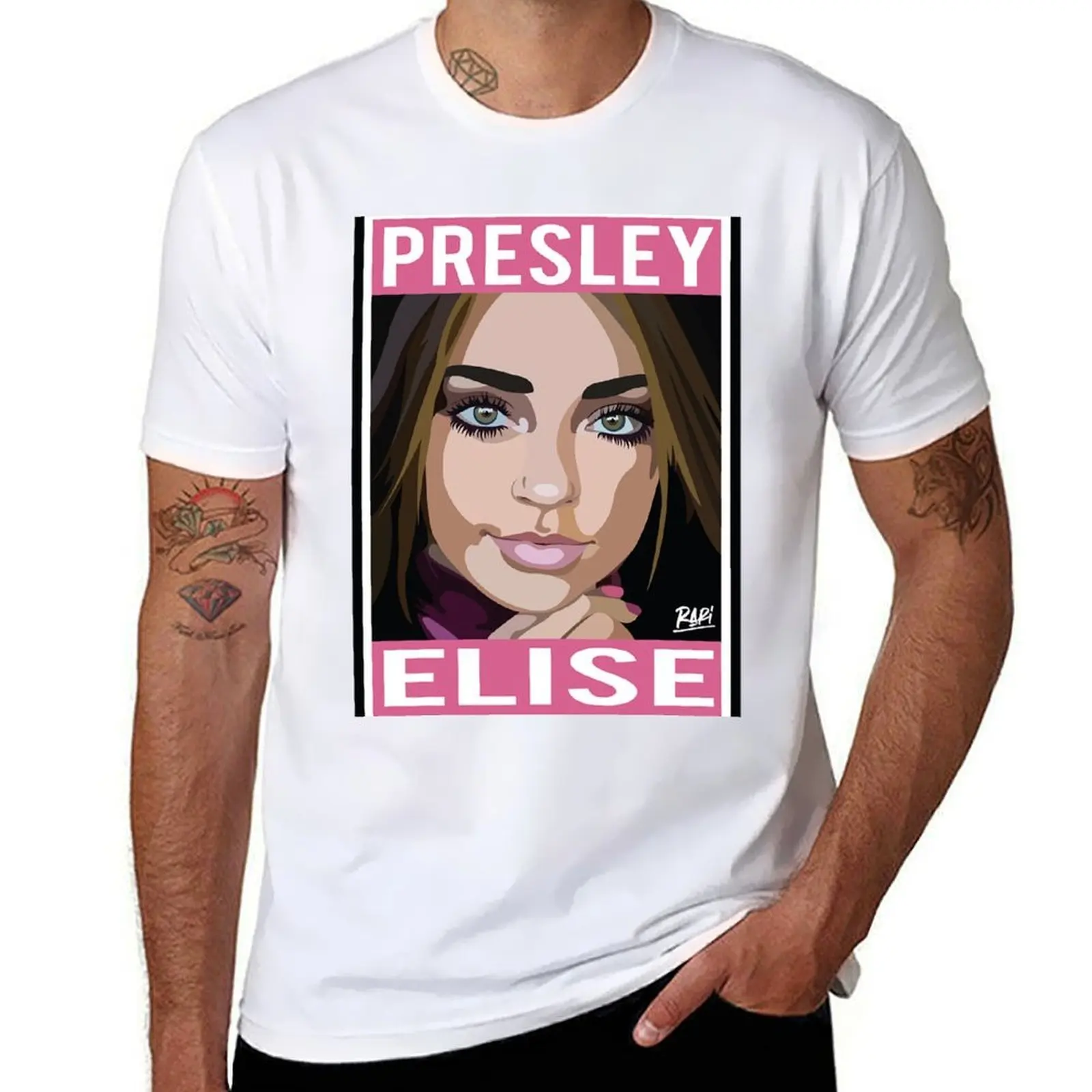 

Presley Elise T-Shirt mens graphic t shirts t shirt custom print T-Shirt