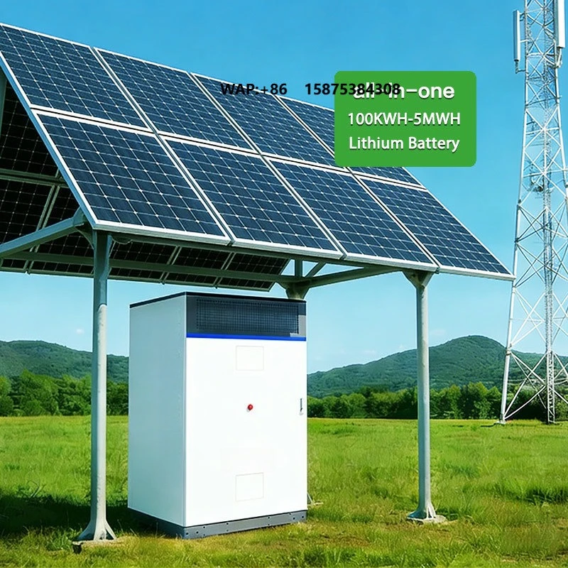 Commercial and Industrial Energy Storage System All-in-one Hybrid System Solar Panel with Hybrid Inverter LiFePO4 Battery
