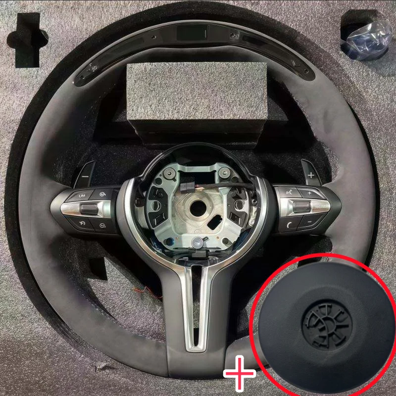 Hot Selling LED Suede M Sport Steering Wheel Suitable For BMW F01 F02 F10 F20 F21 F22 F31 F32 F30 X4 X5 E90 E91 E92 E93 M3 M5 M