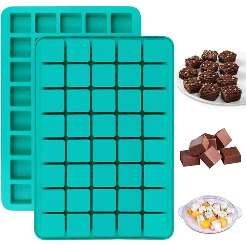 

Mini Chocolate Molds Silicone Baking Pan For Pastry DIY Gummy Jelly Candy Truffles Ice Cube Trays Moulds Cake Decorating Tools