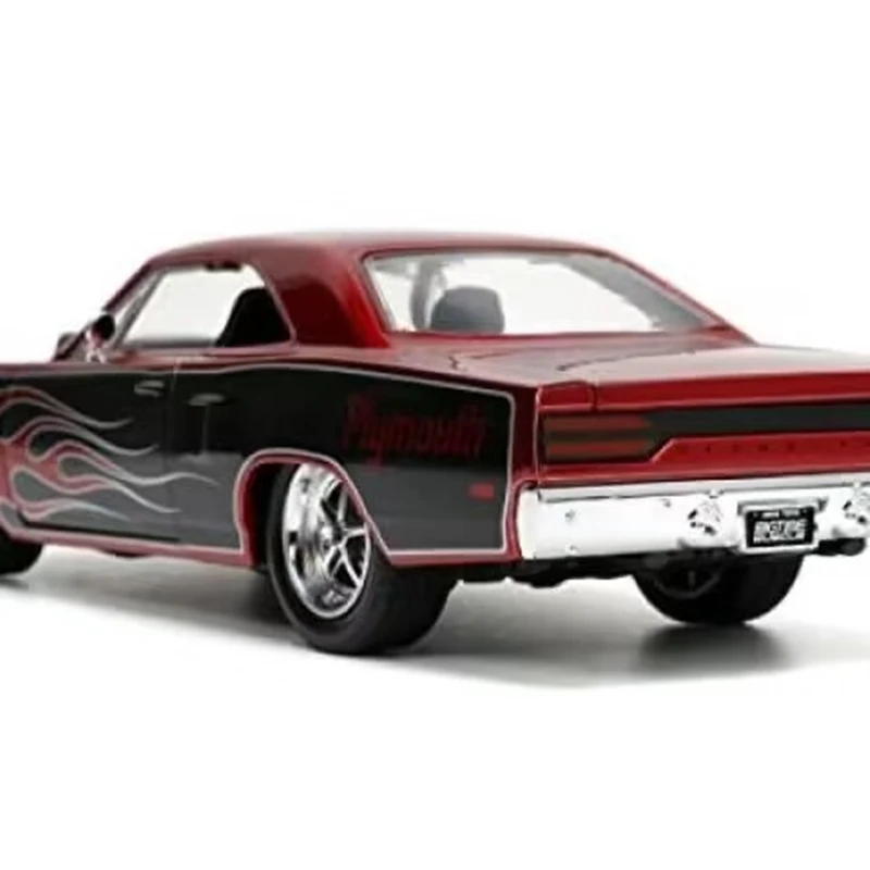 1:24 1970 Plymouth ROAD Runner Alloy Sports Car Model Diecast Metal Racing Car Vehicles Model High Simulation Toy Gift